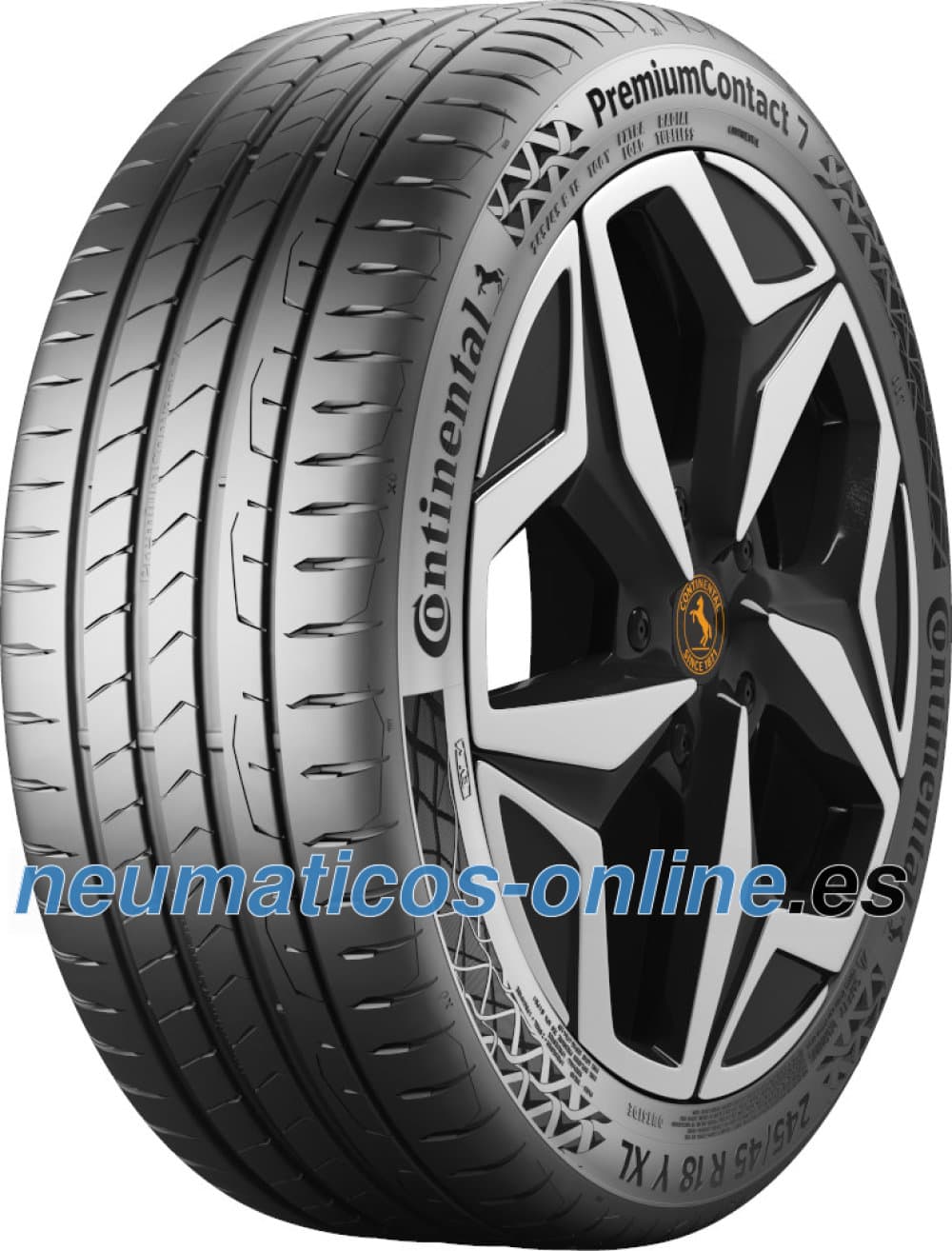 Continental PremiumContact 7 ( 235/60 R18 107V XL EVc, con protección de llanta lateral )