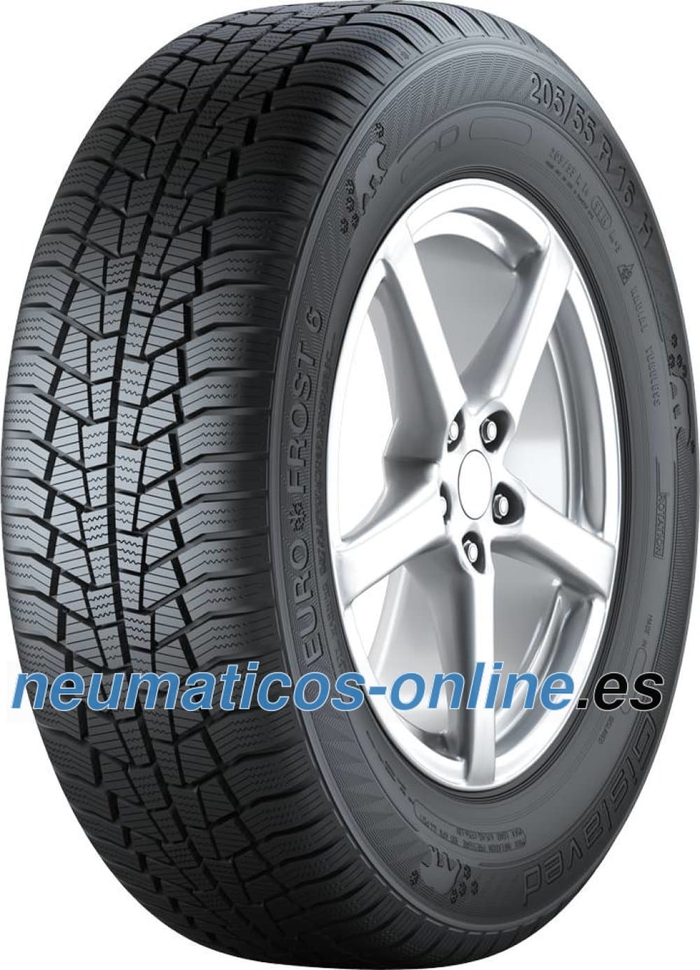 Gislaved Euro*Frost 6 ( 215/60 R17 96H EVc, con protección de llanta lateral )