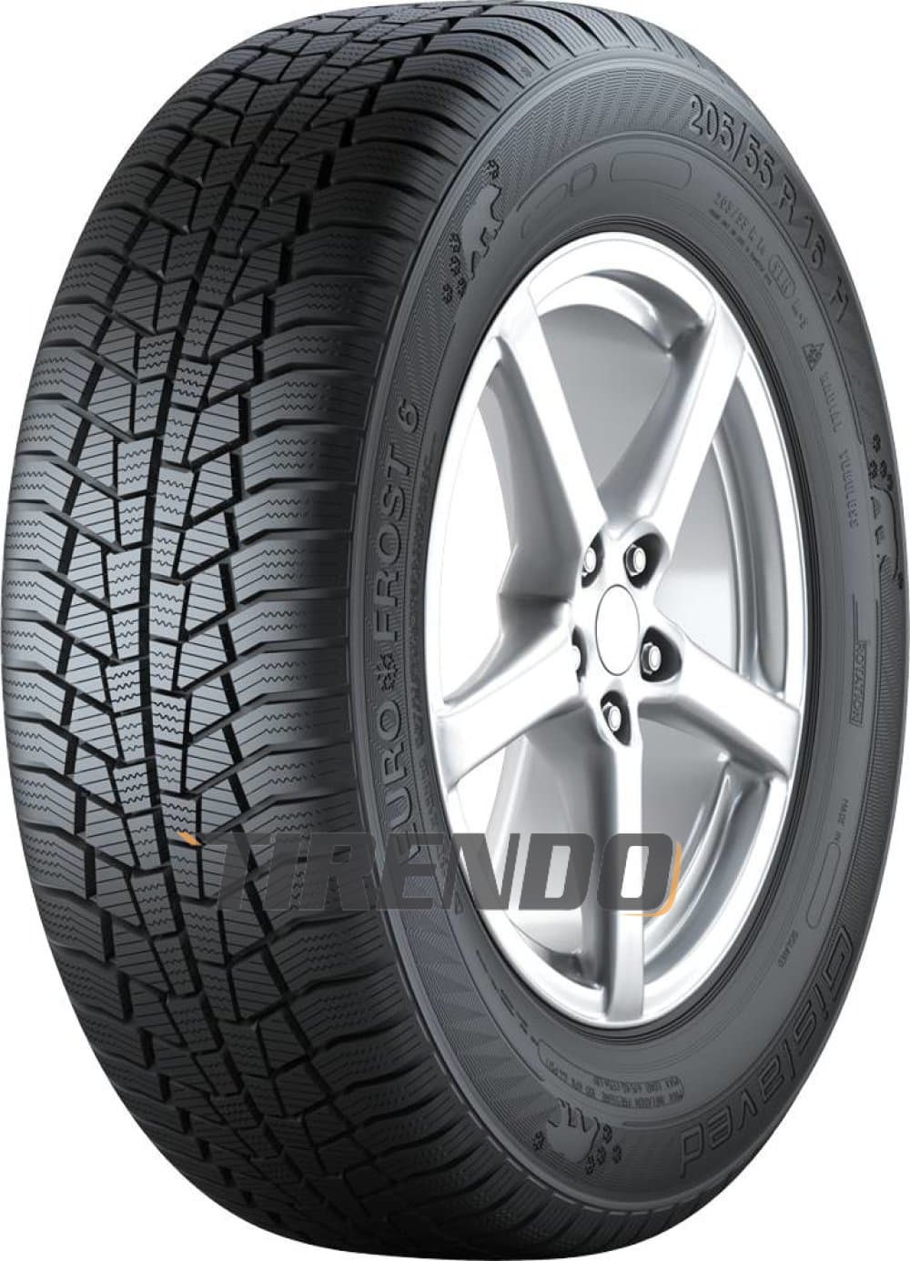 Gislaved Euro*Frost 6 ( 215/60 R17 96H EVc, con protección de llanta lateral )