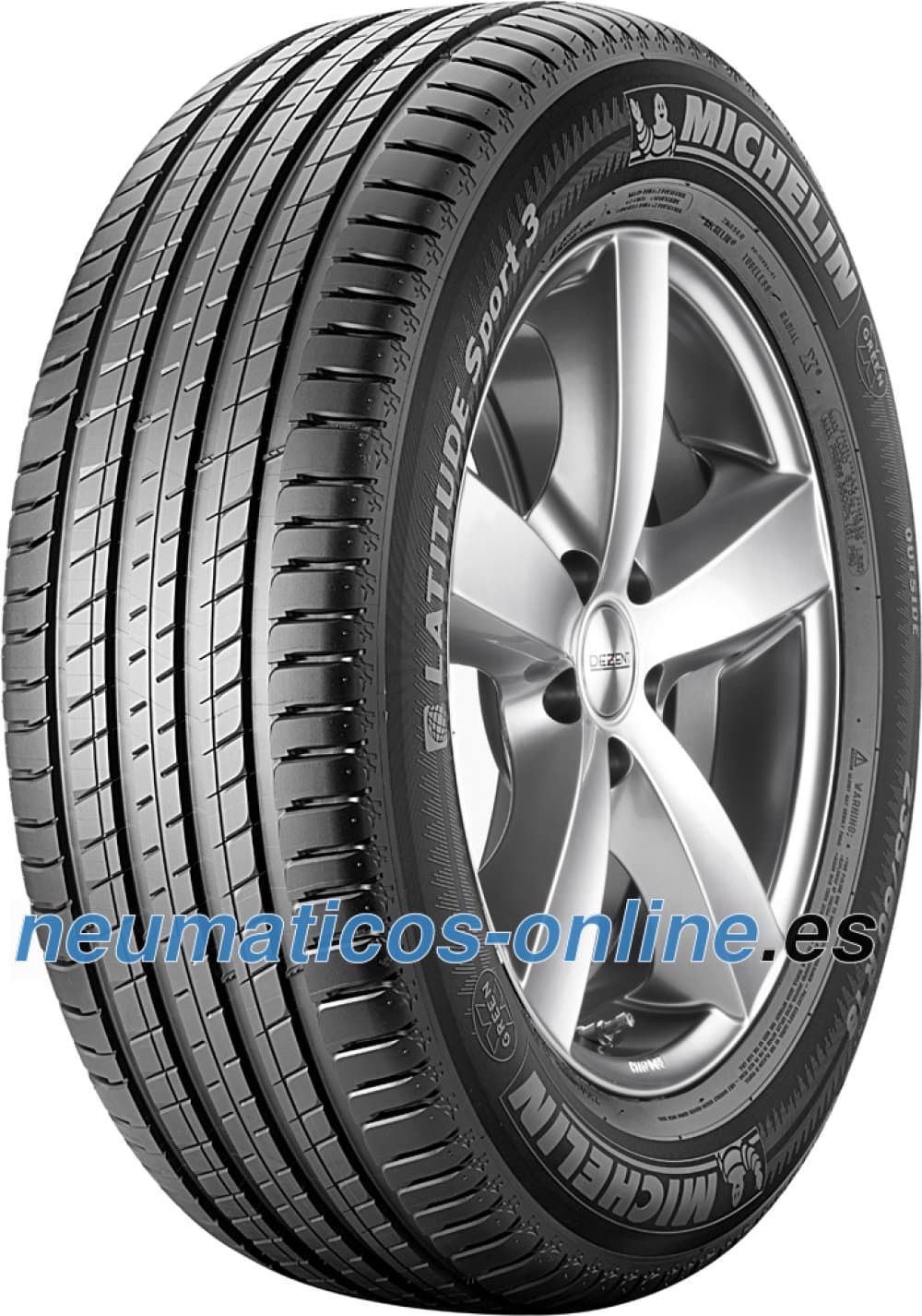 Michelin Latitude Sport 3 ( 255/55 ZR19 (111Y) XL EV Suitable, N0, con cordón de protección de llanta (FSL) )