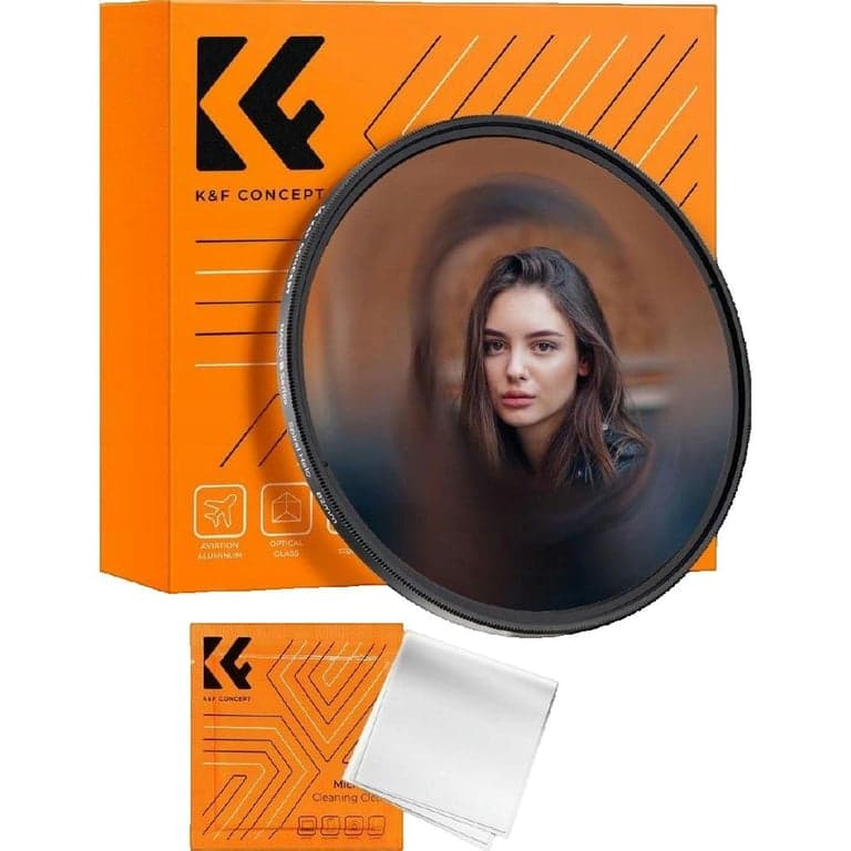 Filtro fotográfico K&F Concept NANO-B Halo 82 mm neutro - Nuevo