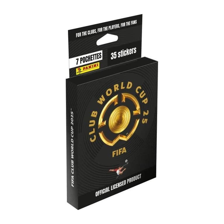 Blister - PANINI - CLUBS WORLD CUP 2025 - 7 bolsillos - 35 pegatinas - Nuevo
