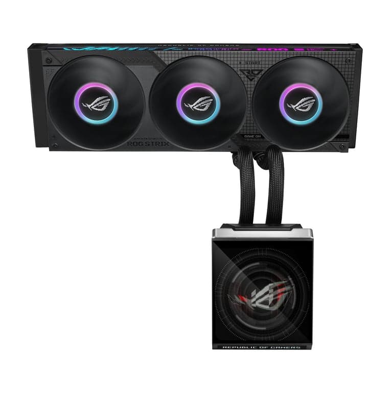 ASUS ROG Strix SLC IV 360 ARGB LCD Kit de refrigeración líquida 12 cm Negro 1 pieza(s) - Nuevo