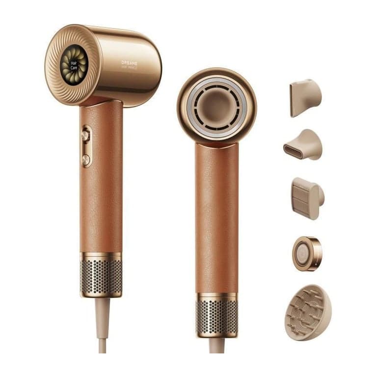 Secador de pelo de gran velocidad - DREAME - Hair Miracle - Con 5 accesorios para un peinado profesional - Bajo ruido - 1600W - Nuevo
