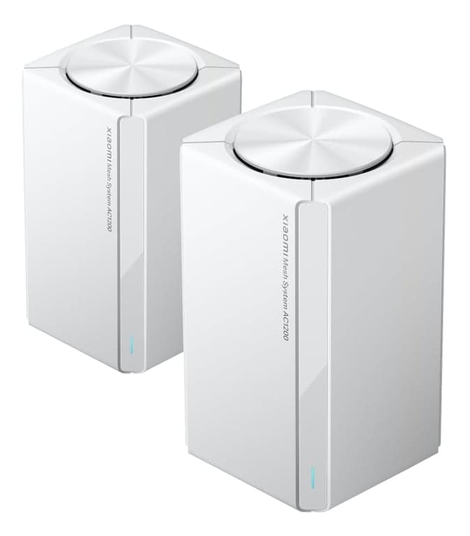 Xiaomi AC1200 2 Pack Doble banda (2,4 GHz / 5 GHz) Wi-Fi 5 (802.11ac) Blanco Interno - Nuevo