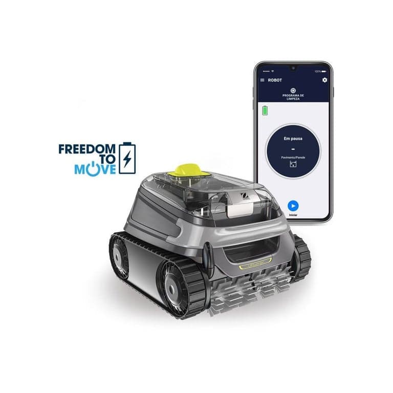 Robot de piscina automático Zodiac CNX-Li 5220 iQ inalámbrico para piscinas de hasta 10 x 5 m gris - Nuevo