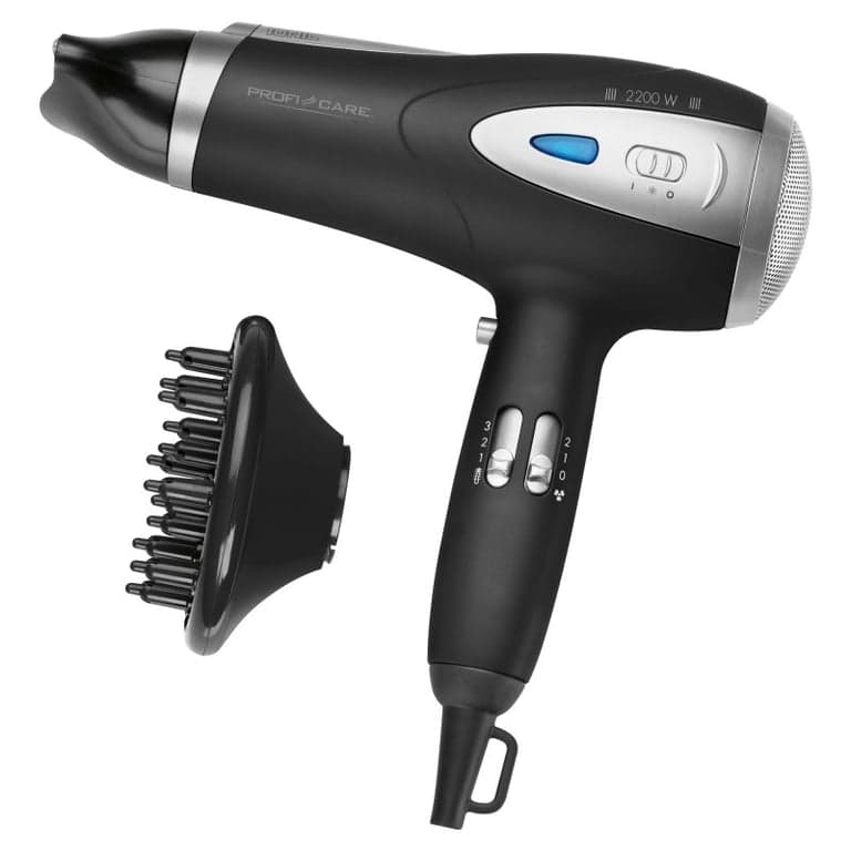 Secador de pelo profesional 2200 W Negro Proficare PC-HTD3113-Negro - Nuevo