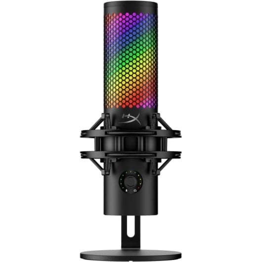 HyperX QuadCast 2 S Micrófono RGB para Streaming Condensador USB Negro - Nuevo