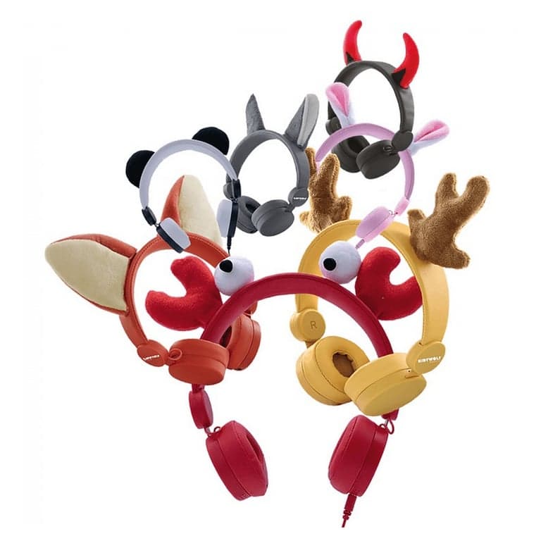 Auriculares de audio para niños KIDYEARS - Diseño de cangrejo divertido y seguro - Nuevo