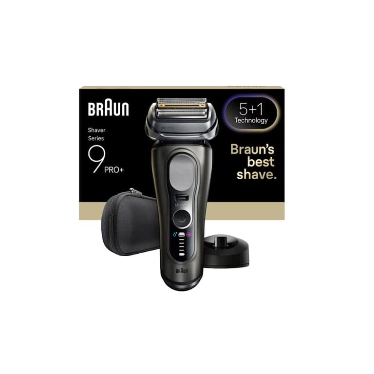 Braun Series 9 Pro+ 9615S Afeitadora de rejilla Cortadora Negra, Gris - Nuevo