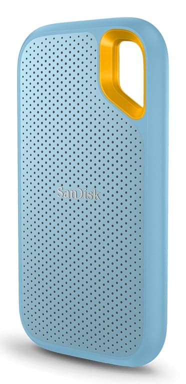 SanDisk SDSSDE61-2T00-G25B lector de circuit integrado externo 2 TB USB Type-C 3.2 Gen 2 (3.1 Gen 2) Azul - Nuevo