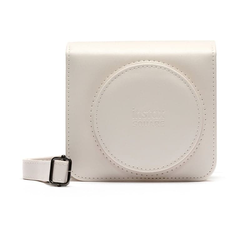 Funda protectora FUJIFILM Instax SQ1 de dos piezas de cuero sintético Blanco tiza - Nuevo