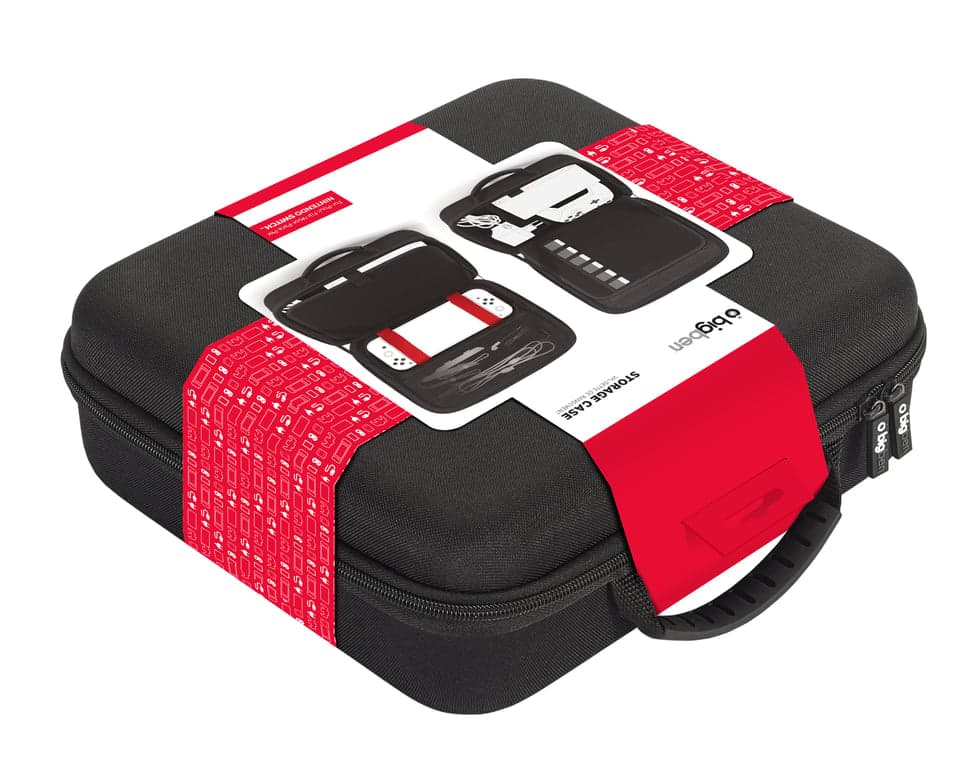 Bigben Interactive SWITCHSTORAGECASE funda para consola portátil Funda protectora rígida Nintendo Negro - Nuevo