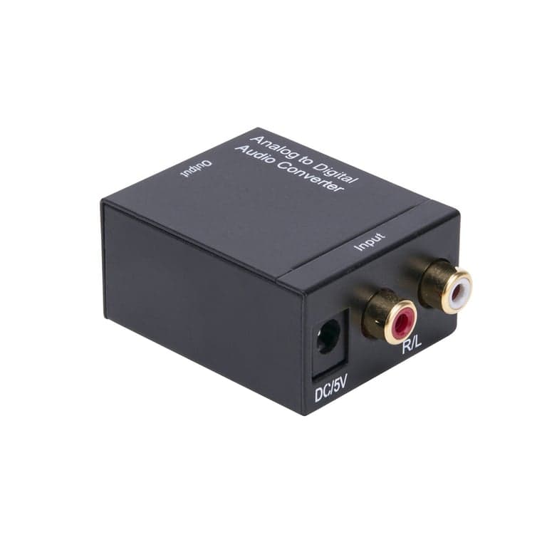 Kit de conversión audio analógico/digital - 1 entrada RCA / 1 salida óptica o coaxial - Nuevo