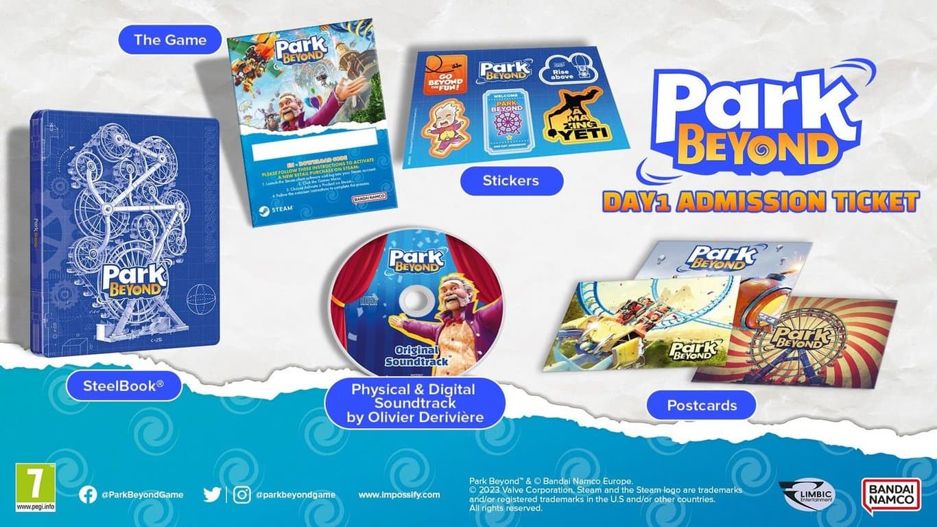 BANDAI NAMCO Entertainment Park Beyond Day-1 Admission Ticket Edición Primer día PC - Nuevo
