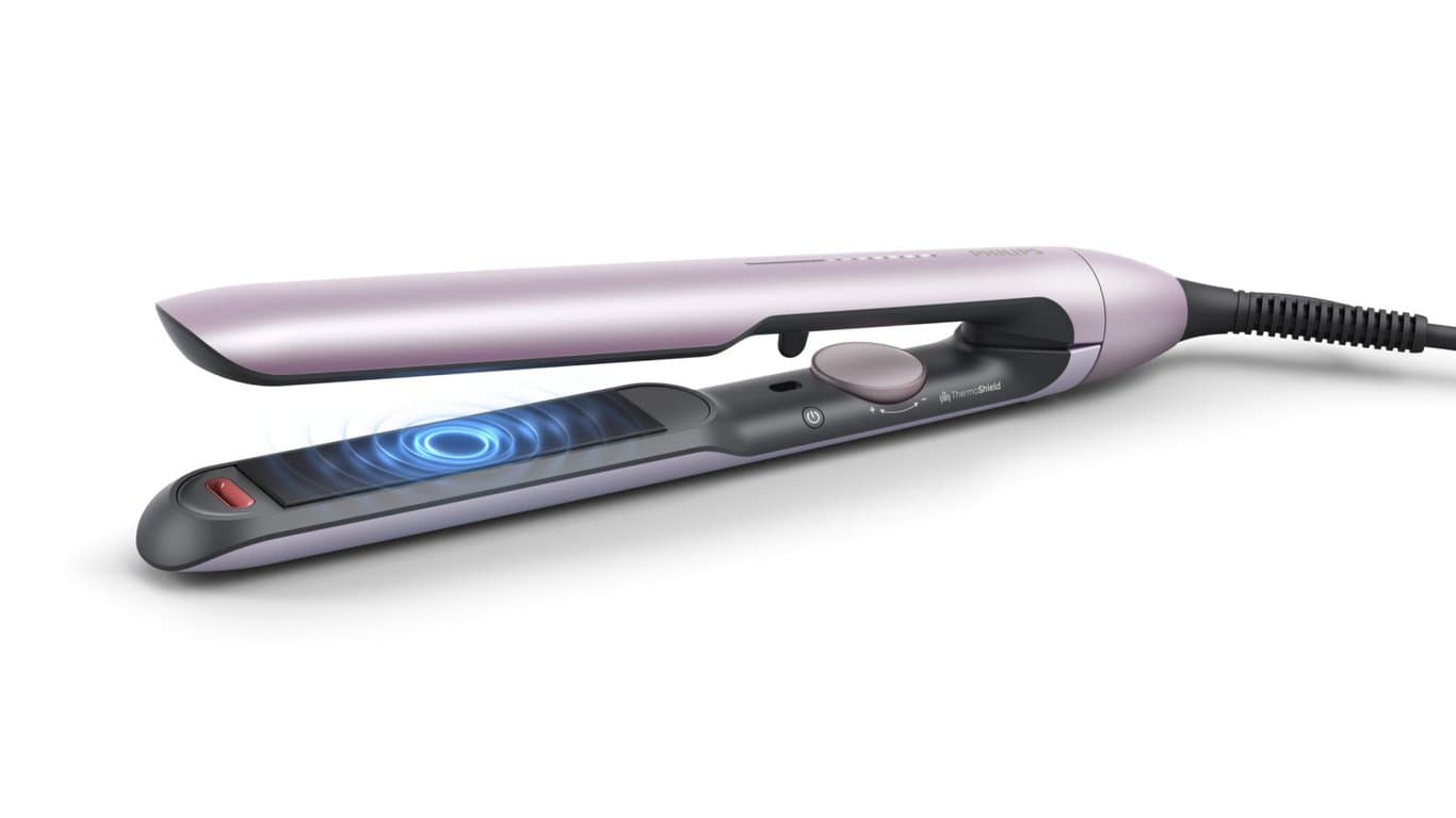 Philips Bhs530 00 Piastra Per Capelli Tecnologia Termoprotettiva Argento - Nuevo