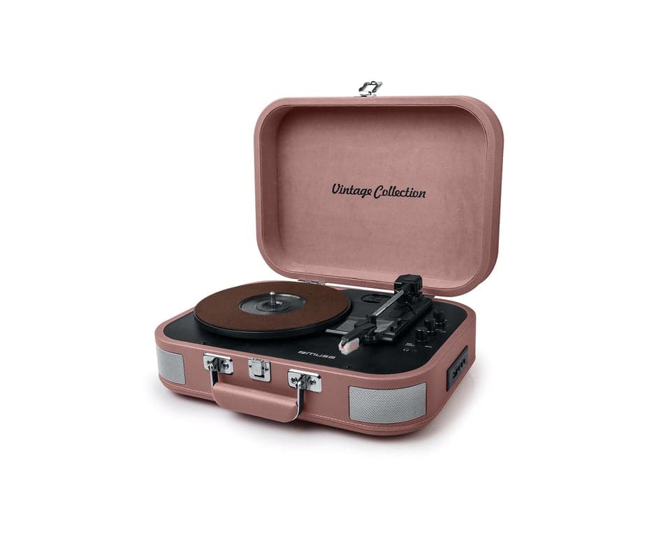 Muse MT-201 BTP platina Tocadiscos de correa Negro, Rosa - Nuevo