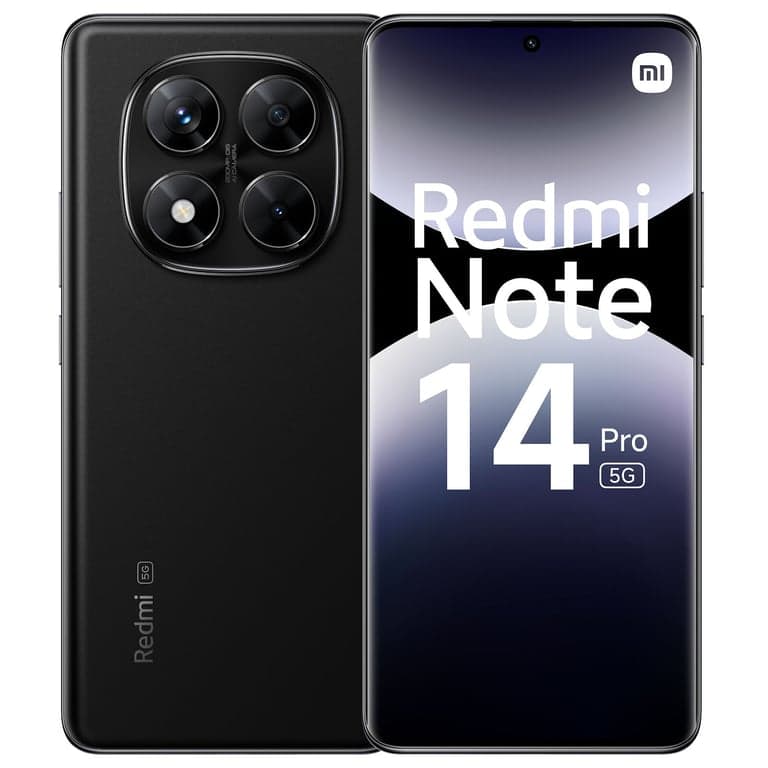 Redmi Note 14 Pro (5G) 256 GB, Negro- Reacondicionado -  Buen estado