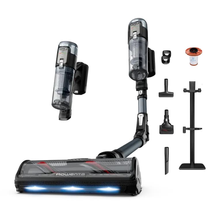 Rowenta X-Force Flex 16.60 RH9C71E0 aspirador escoba y escoba eléctrica Aspirador escoba 2 en 1 Batería Seco Sin bolsa Negro, Azul - Nuevo