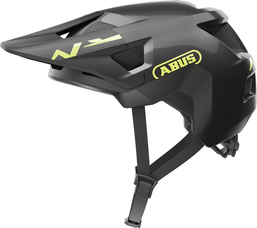 Abus YouDrop Bicycle Helmet Shiny Black 48-55 cm