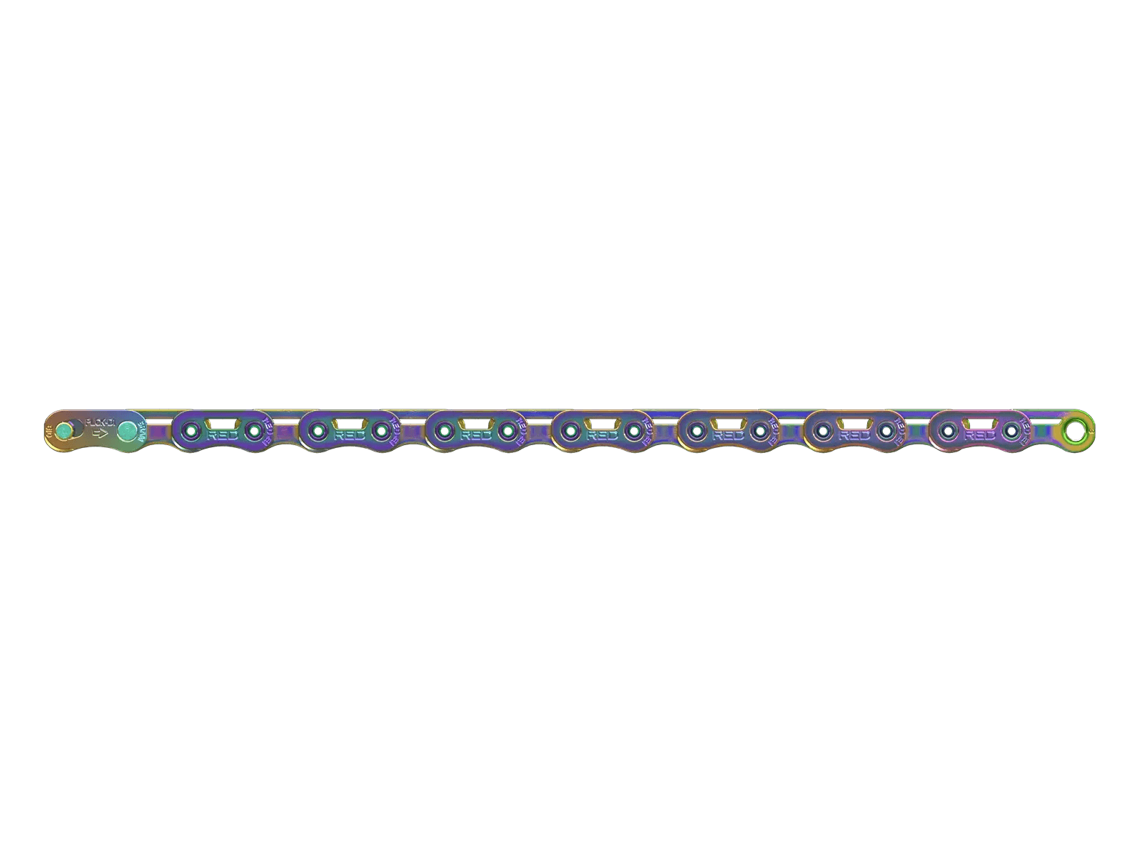 SRAM RED E1 Flattop chain 12 speed 126 links Rainbow
