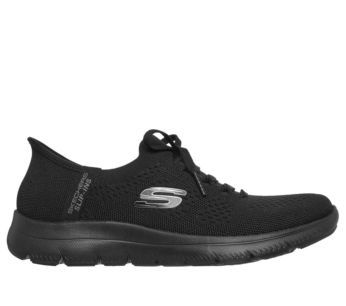 Skechers Slip-ins: Summits - New Daily en Negro, talla 39.5, Vegan