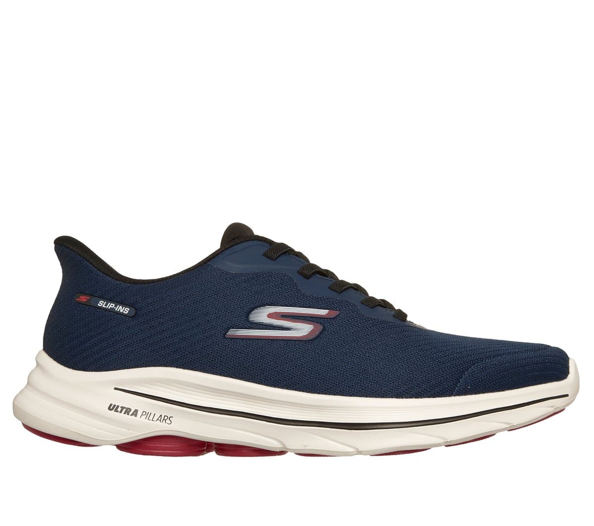 Skechers Slip-ins: GO WALK 8 - Pate en Navy/Rojo, talla 39.5