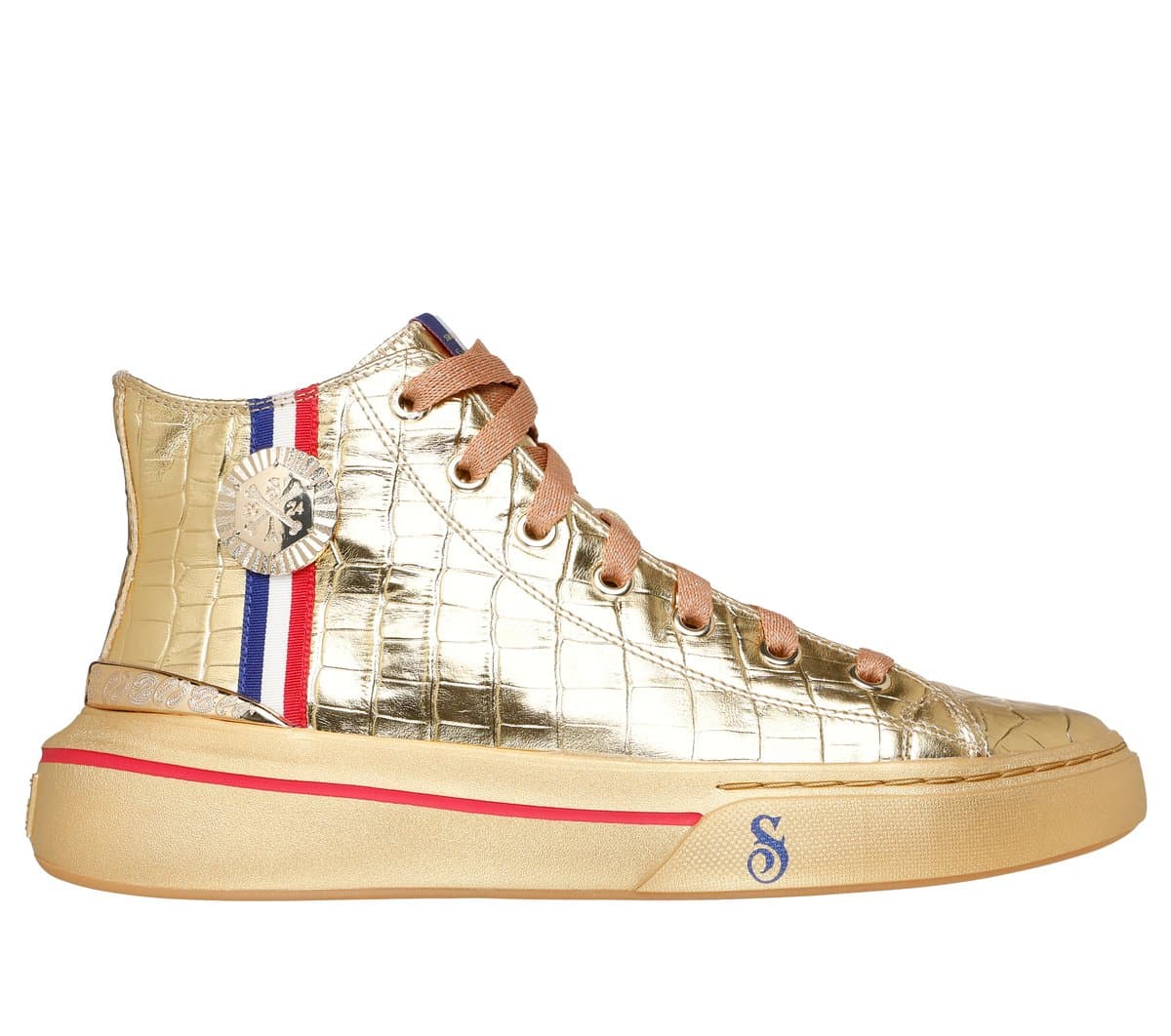 Skechers Snoop Dogg: Snoop One - Gold Medal Snoop en Oro, talla 44