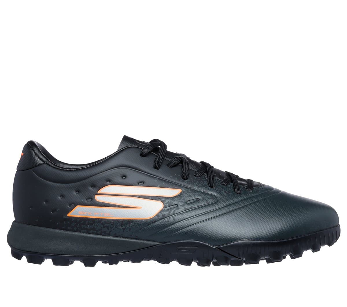 Skechers Razor 1.5 Academy TF en Negro/Naranja, talla 47.5