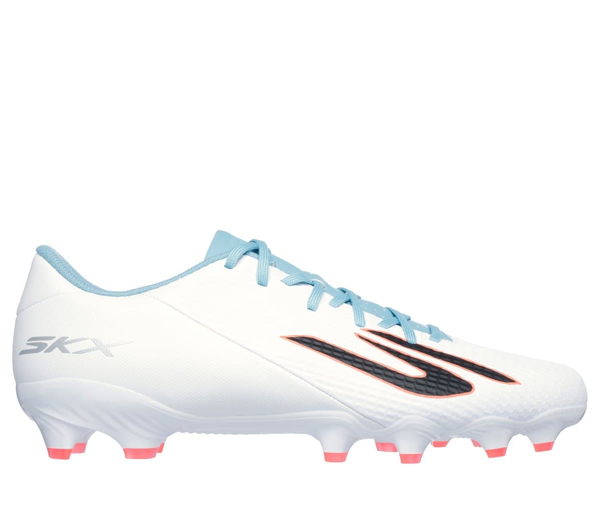 Skechers SKX_2 Academy FG en Blanco/Turquesa, talla 46