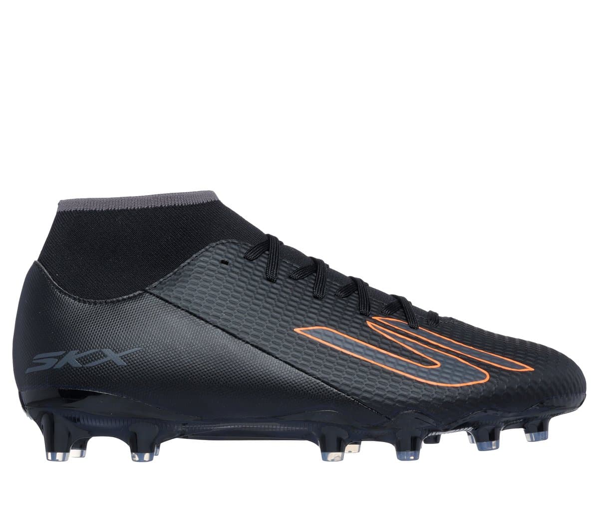 Skechers SKX_2 High Academy AG en Negro/Naranja, talla 47.5