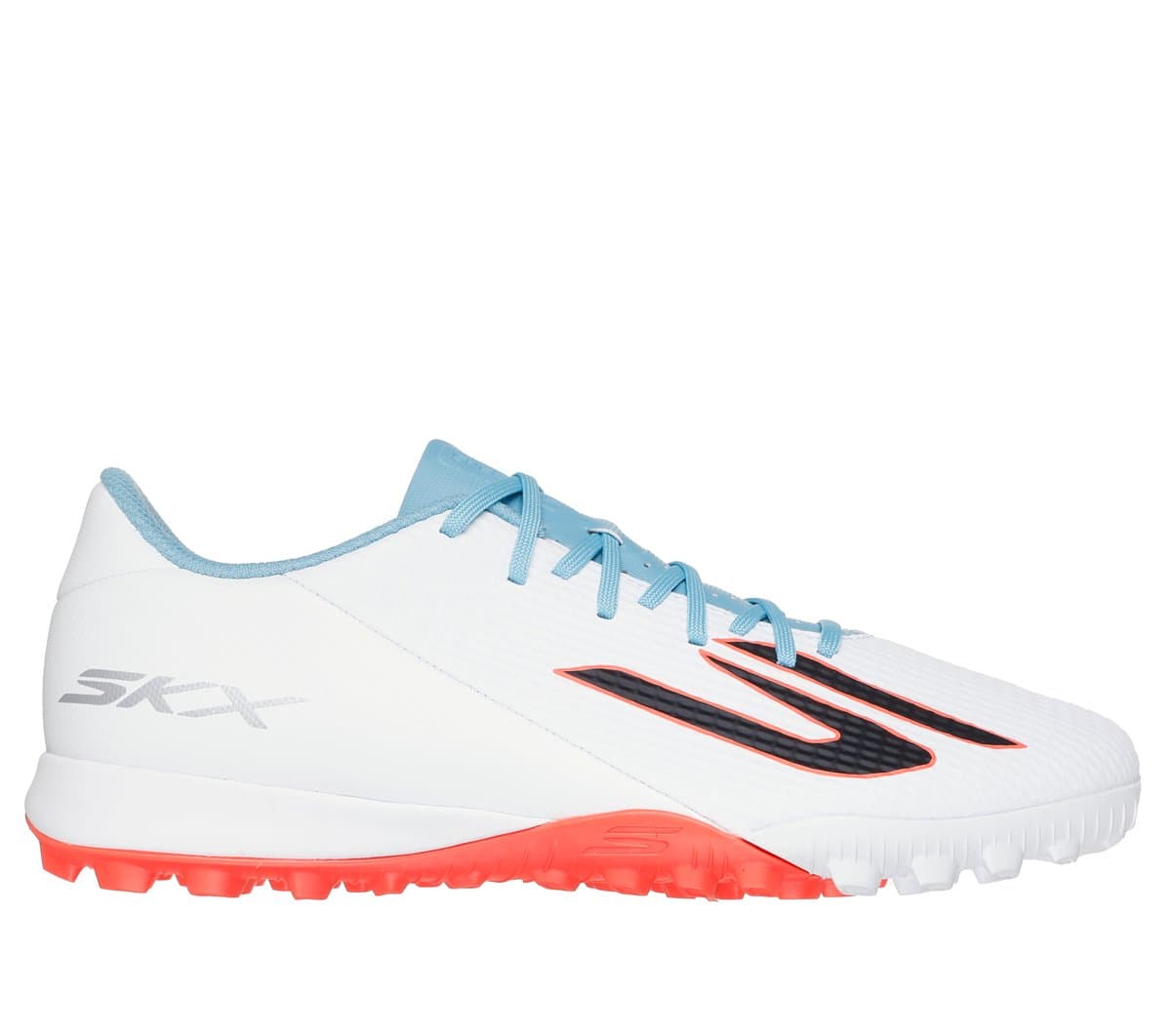 Skechers SKX_2 Academy TF en Blanco/Turquesa, talla 42