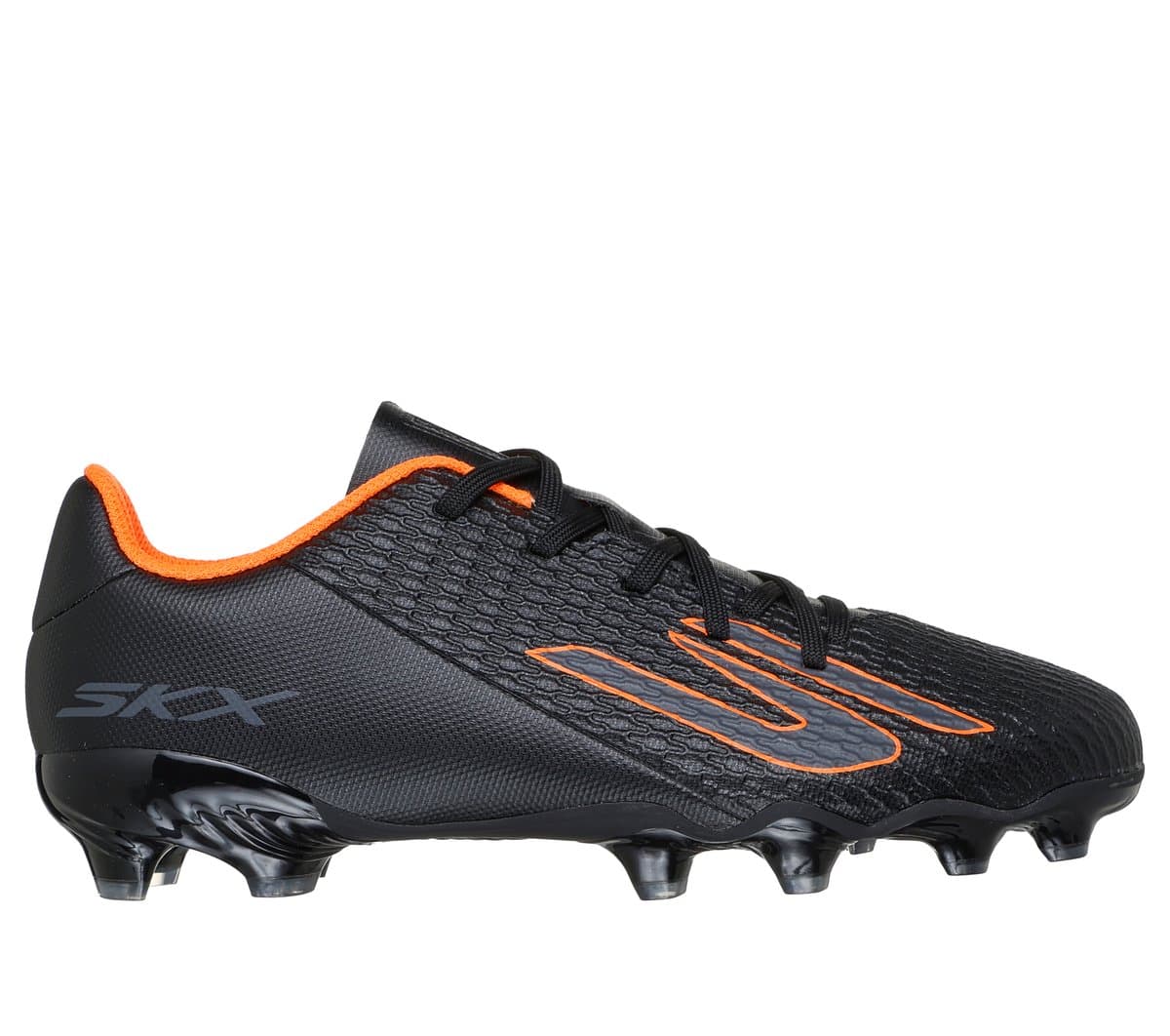 Skechers SKX_2 Jr Youth MG en Negro/Naranja, talla 32