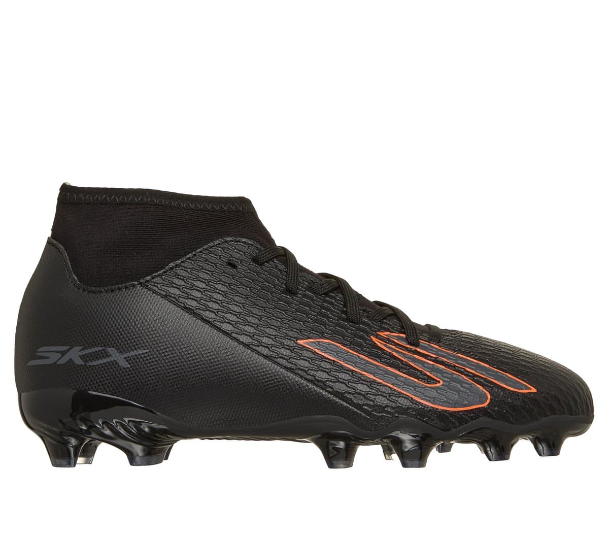 Skechers SKX_2 Jr High Youth MG en Negro/Naranja, talla 38