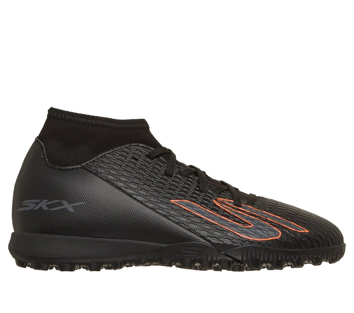 Skechers SKX_2 Jr High Youth TF en Negro/Naranja, talla 36