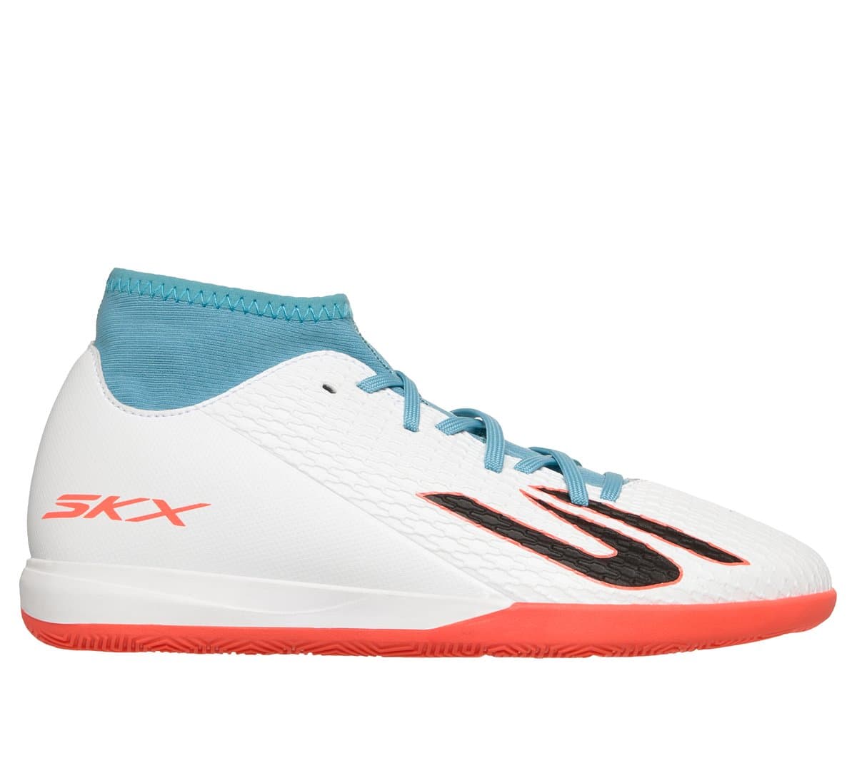 Skechers SKX_2 Jr High Youth IC en Blanco/Turquesa, talla 35.5