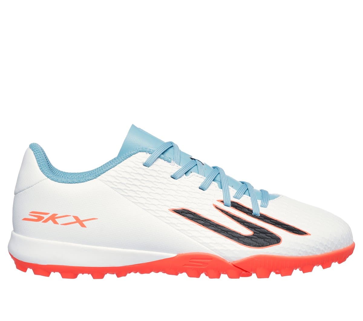 Skechers SKX_2 Jr TD TF en Blanco/Turquesa, talla 26.5