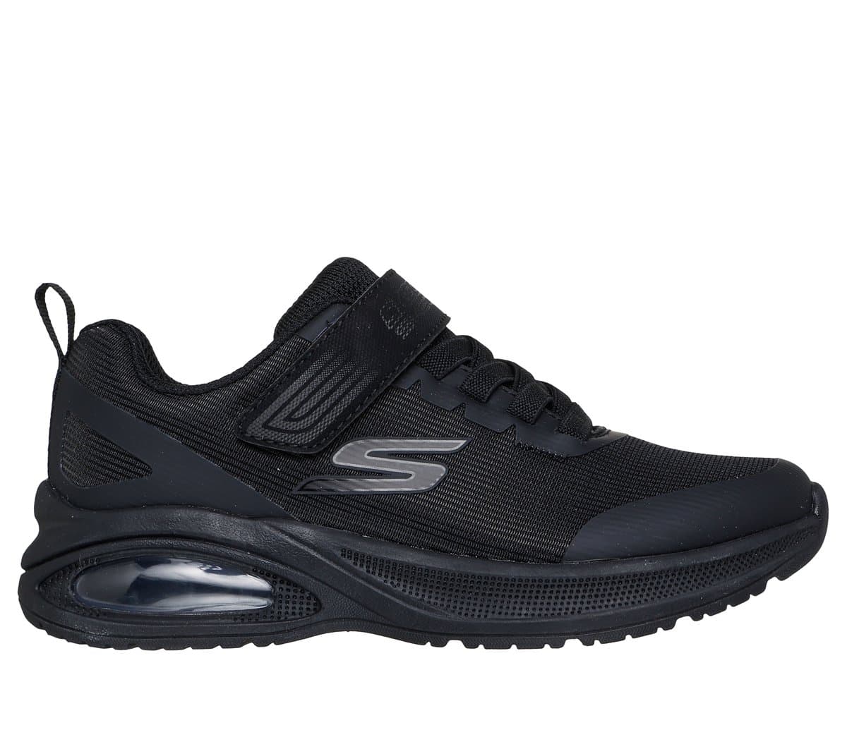 Skechers niño Microspec Max Advance - Squad-Pacer en Negro, talla 28