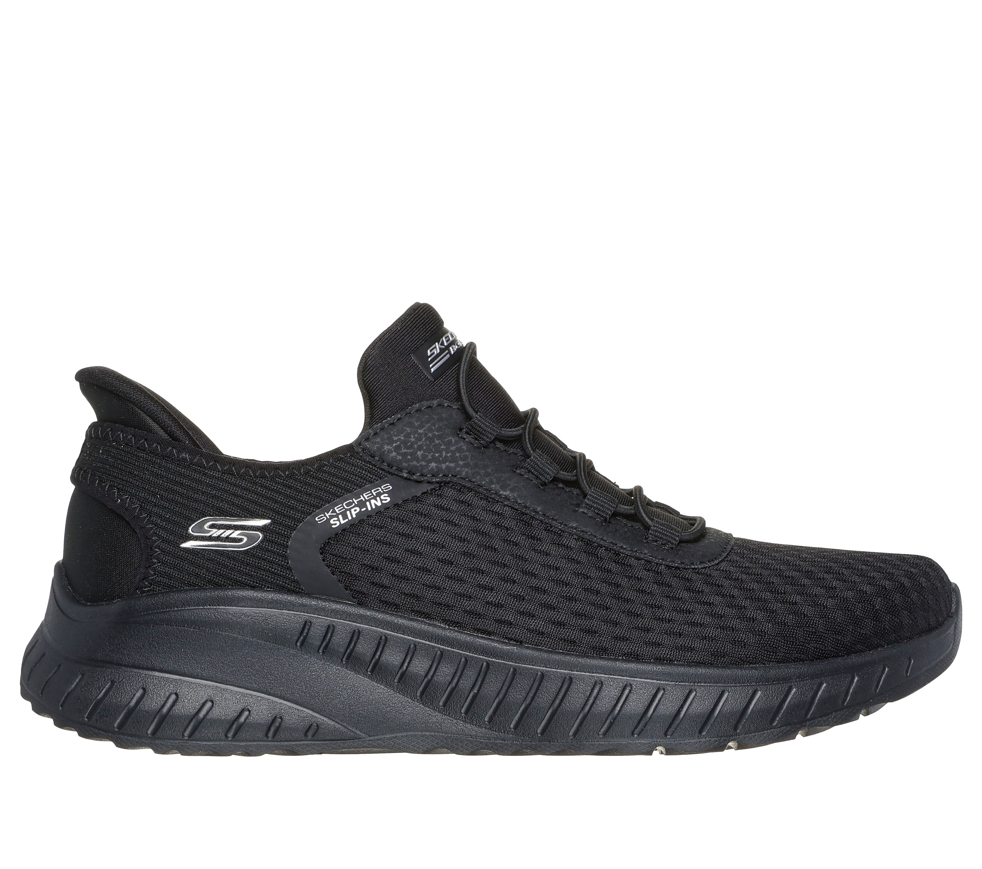 Skechers Slip-ins: BOBS Sport Squad Chaos en Negro, talla 35, Vegan