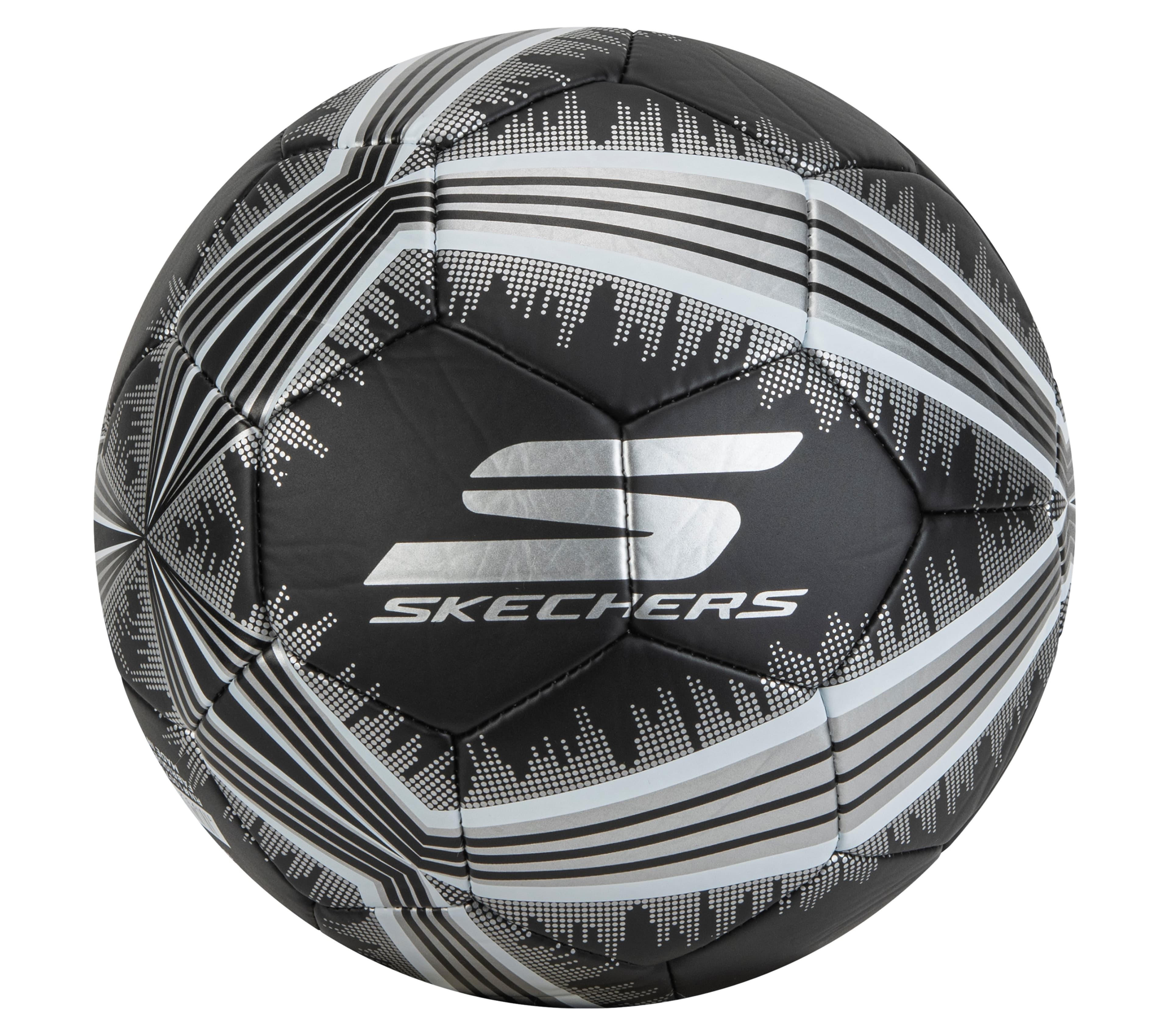 Skechers Hex Metallic Mini Stripe talla 5 Soccer Ball en Negro