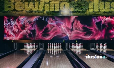 VIZCAYA: Ilusiona Maxbowling S D festivo o víspera - 2 partidas de bolos zapatos snack y bebida para 1 persona