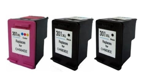 Cartuchos compatibles 301 xl para impresora HP 301 xl: 3
