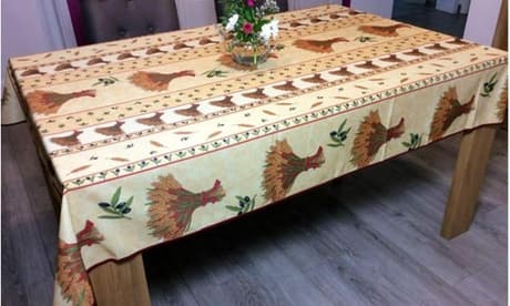 Mantel Provenzal: Rectangular / 150x300cm / Beige