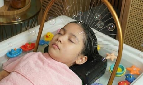 Head Spa capilar infantil completo con bebida de cortesía