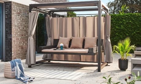 Sillón colgante exterior Provence elegante y moderno de Home Deluxe: Sin funda