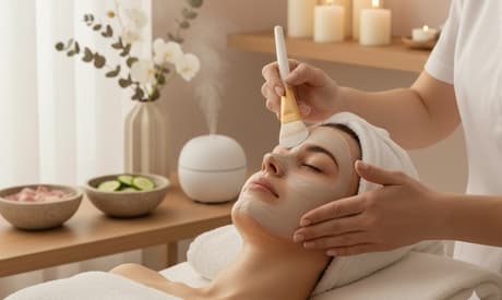 Limpieza facial completa con mascarilla y presoterapia corporal (30 min.)