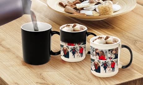 2 tazas collage de 325 ml con foto o imagen personalizable