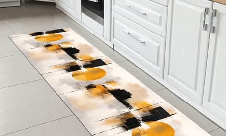 Alfombra de cocina Urban: Amarillo / 50 x 400 Cm