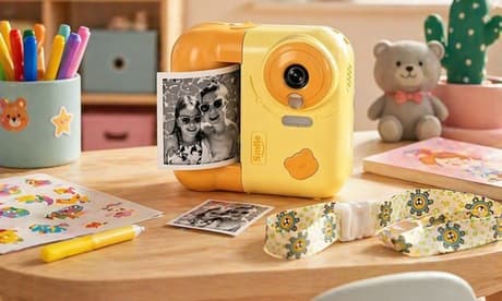 Cámara infantil instantánea térmica de 48 MP con vídeo Full HD: Amarillo