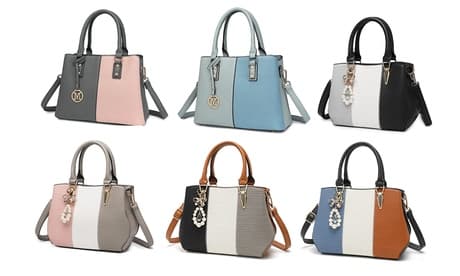 : Bolso de piel sintética - LG6866 / Gris